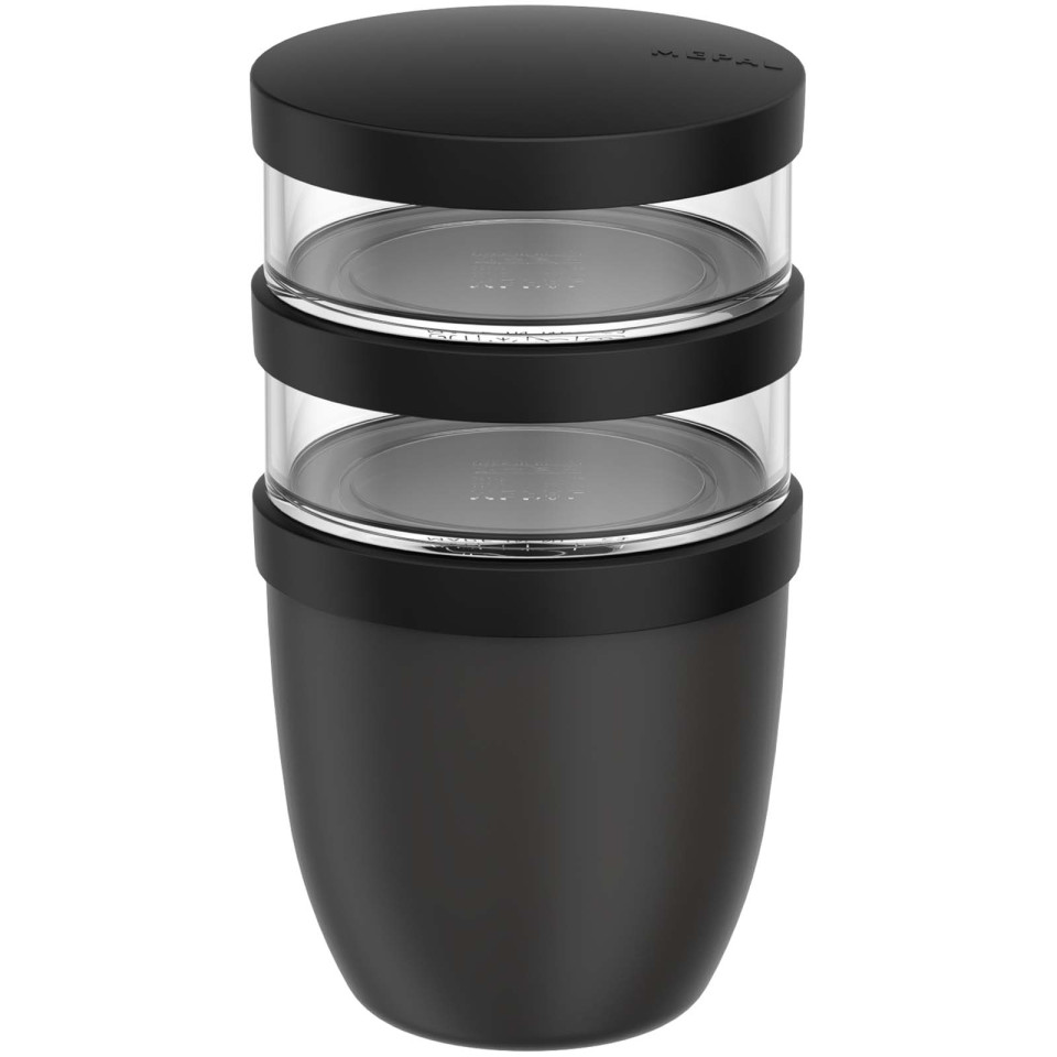 Pot publicitaire repas Mepal Ellipse isotherme 3 pièces de 500 ml + 2 x 200 ml