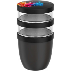 Pot publicitaire repas Mepal Ellipse isotherme 3 pièces de 500 ml + 2 x 200 ml
