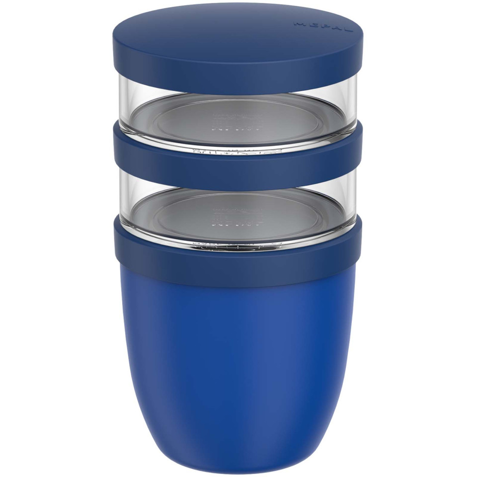 Pot publicitaire repas Mepal Ellipse isotherme 3 pièces de 500 ml + 2 x 200 ml