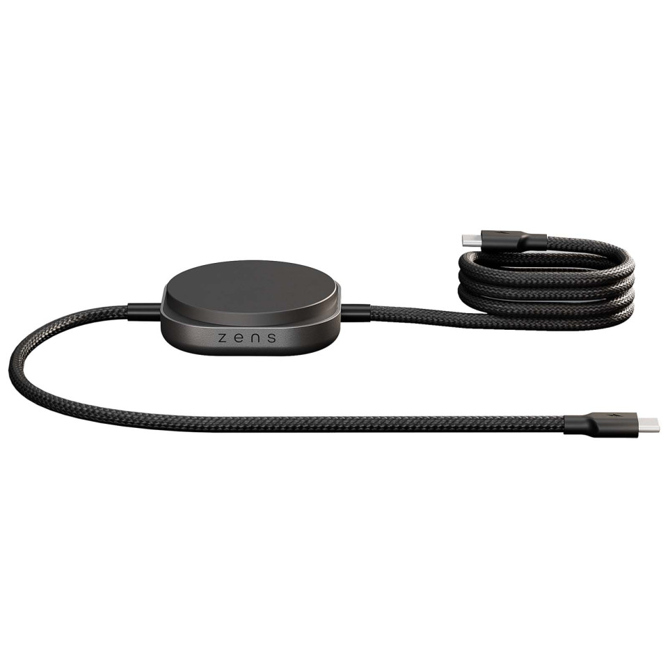Câble publicitaire de charge USB-C 2-en-1 de 240 W Zens Pro 2