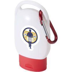 Crème publicitaire solaire SPF 30 Rosie avec mousqueton