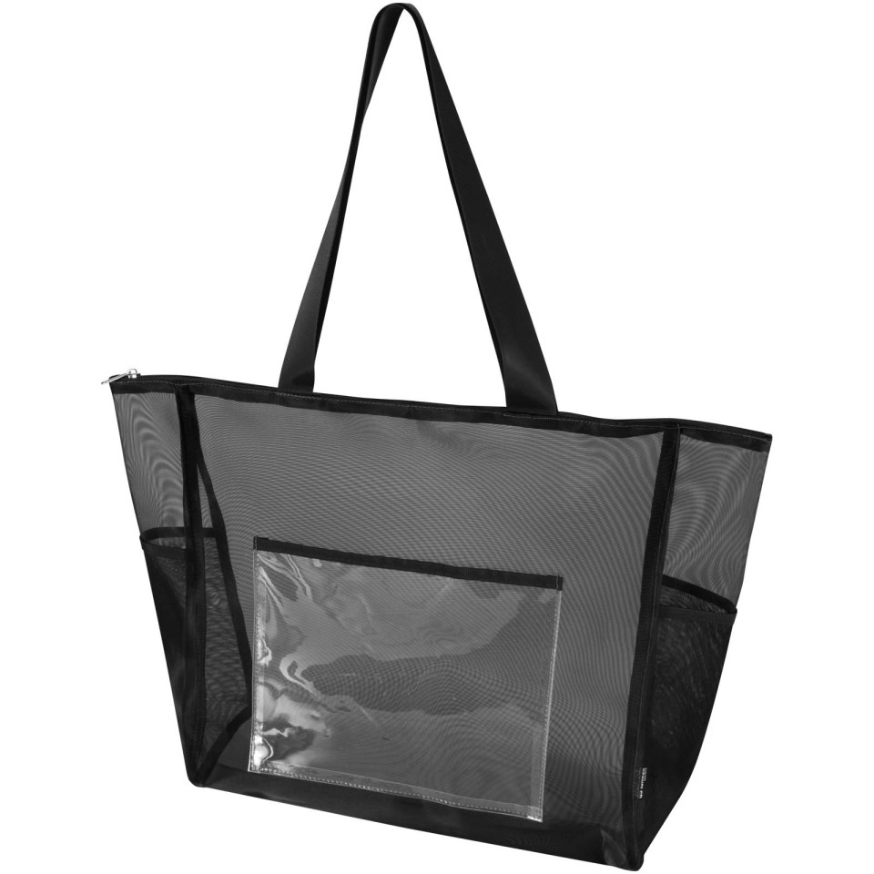 Sac publicitaire shopping en matériaux recyclés certifiés GRS Mesh de 23 L