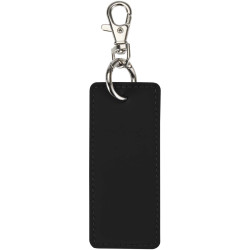 Porte-clés publicitaire rectangulaire à breloques en matériaux recyclés certifié GRS Resi Plus