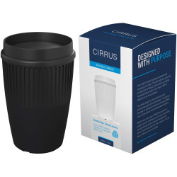 Gobelet publicitaire Cirrus POP de 350 ml avec couvercle 360°