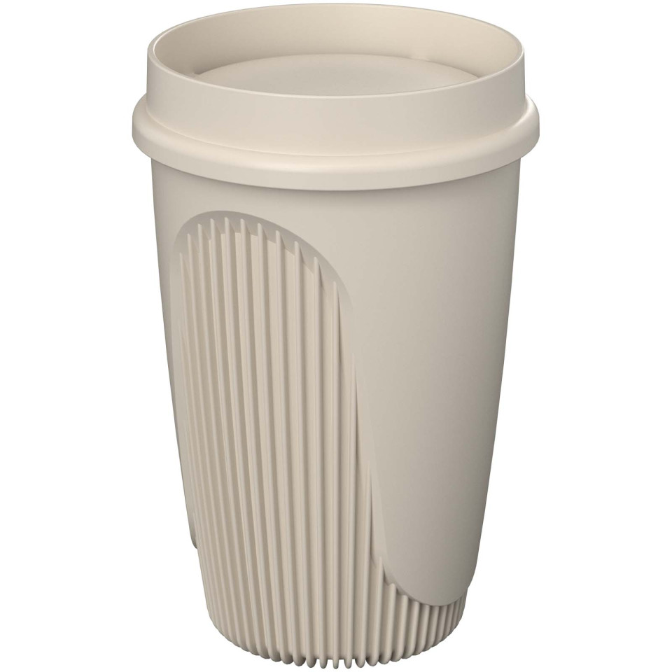 Gobelet publicitaire Alto POP de 350 ml avec couvercle 360°