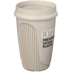 Gobelet publicitaire Alto POP de 350 ml avec couvercle 360°