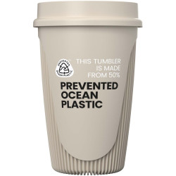 Gobelet publicitaire Alto POP de 350 ml avec couvercle 360°
