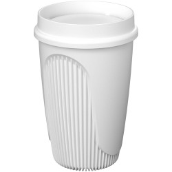 Gobelet publicitaire Alto POP de 350 ml avec couvercle 360°