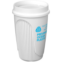 Gobelet publicitaire Alto POP de 350 ml avec couvercle 360°