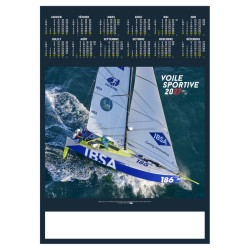 Poster publicitaire fabriqué en France Voile 500x700 mm