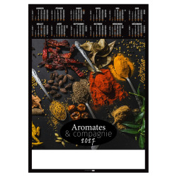 Poster publicitaire fabriqué en France Relevé 500x700 mm