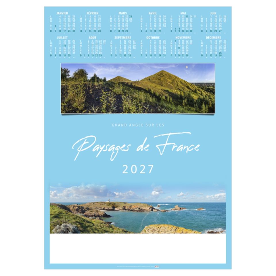 Poster publicitaire fabriqué en France Vues 500x700 mm