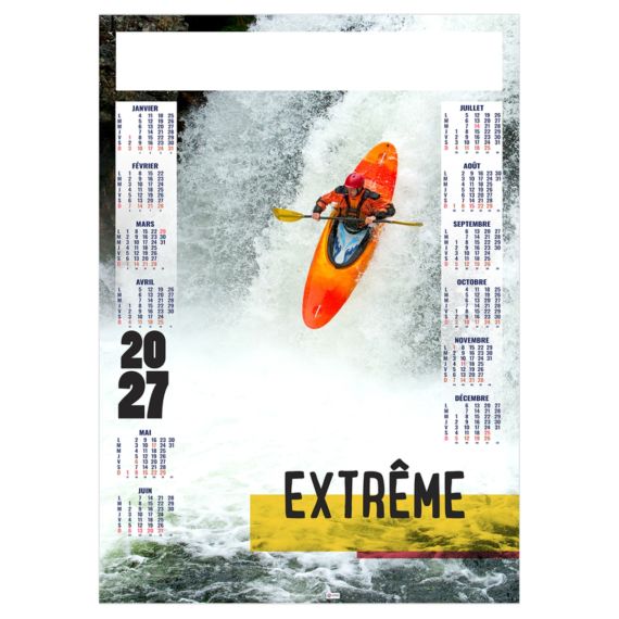 Poster publicitaire fabriqué en France Endurance 500x700 mm