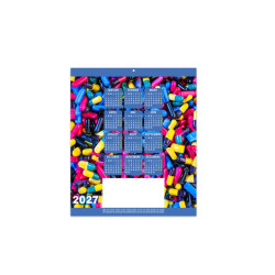 Calendrier personnalisable fabriqué en France Estampe Murale Elise