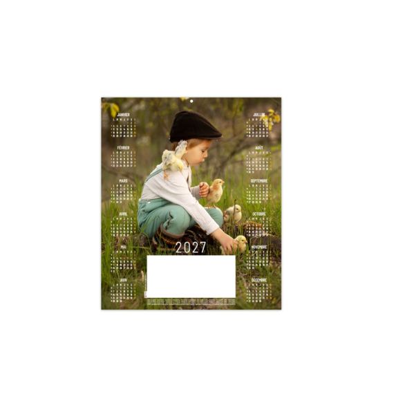 Calendrier personnalisé fabriqué en France Estampe Murale Lou