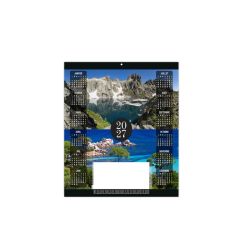 Calendrier personnalisable fabriqué en France Estampe Murale Marius