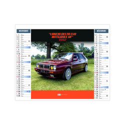 Calendriers personnalisables fabriqués en France 6 feuillets Design car 2 en 1