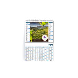 Calendrier personnalisable fabriqué en France Terroir 2 en 1