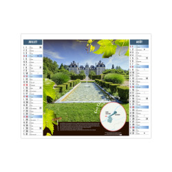 Calendrier personnalisable fabriqué en France Terroir 2 en 1