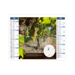 Calendrier personnalisable fabriqué en France Terroir 2 en 1