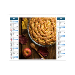 Calendrier personnalisable fabriqué en France 2 en 1 Fooding
