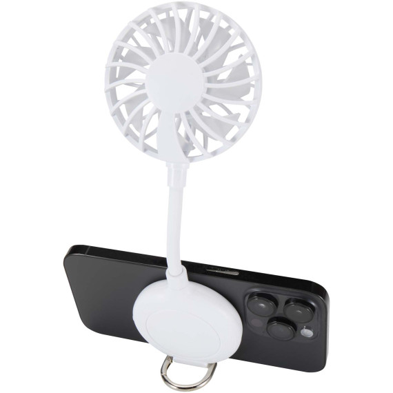 Ventilateur publicitaire portable magnétique en plastique recyclé Ventio