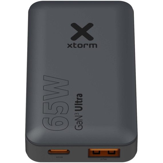 Chargeur publicitaire de voyage rapide 65 W avec câble et étui de voyage Xtorm