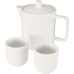Service à thé publicitaire avec théière et tasses Suki