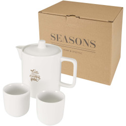 Service à thé publicitaire avec théière et tasses Suki