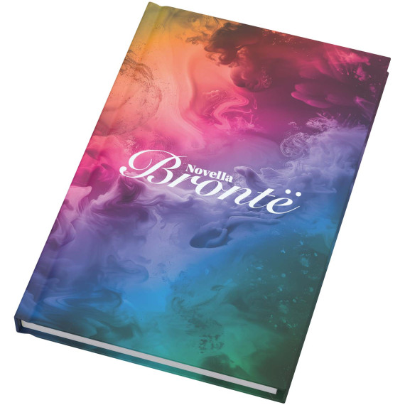 Carnet publicitaire A5 à couverture rigide mate Novella Brontë avec 100 feuilles