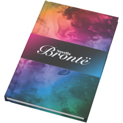 Carnet publicitaire A5 à couverture rigide mate Novella Brontë avec 100 feuilles