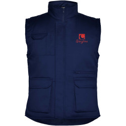 Gilet publicitaire de travail polyvalent à col montant Almanzor