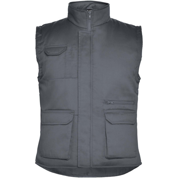 Gilet publicitaire de travail polyvalent à col montant Almanzor