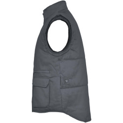 Gilet publicitaire de travail polyvalent à col montant Almanzor