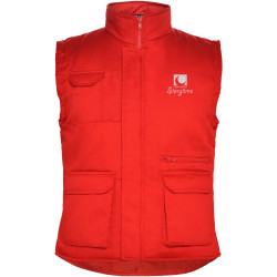 Gilet publicitaire de travail polyvalent à col montant Almanzor