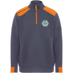 Pull publicitaire demi-fermé pour homme Maverick de 280 g/m2