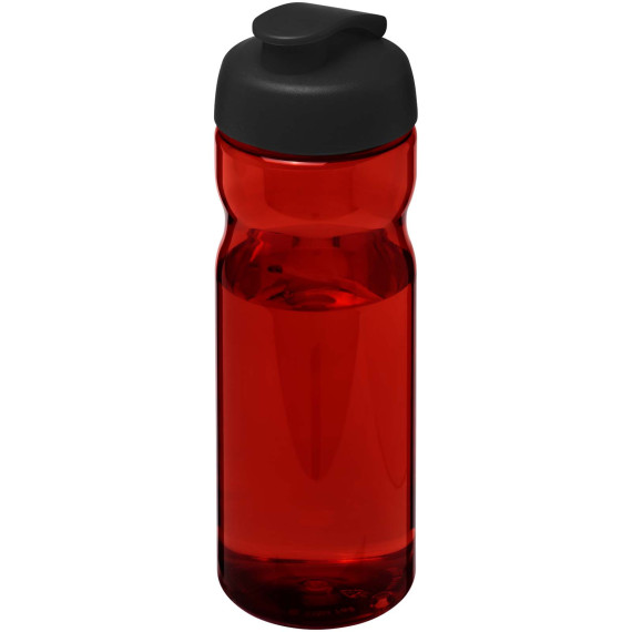 Bouteille publicitaire fabriquée en Europe de sport H2O Active® Eco Base 650 ml avec couvercle à bascule