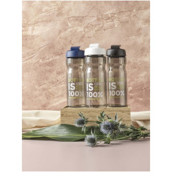 Bouteille publicitaire fabriquée en Europe de sport H2O Active® Eco Base 650 ml avec couvercle à bascule
