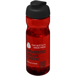 Bouteille publicitaire fabriquée en Europe de sport H2O Active® Eco Base 650 ml avec couvercle à bascule