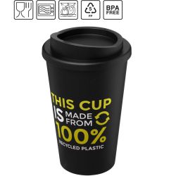 Gobelet isolant recyclé Americano® 350 ml publicitaire fabriqué en Europe PP recyclé