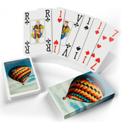 Jeu de Bridge personnalisable 54 cartes sur mesure Express fabriqué en Europe