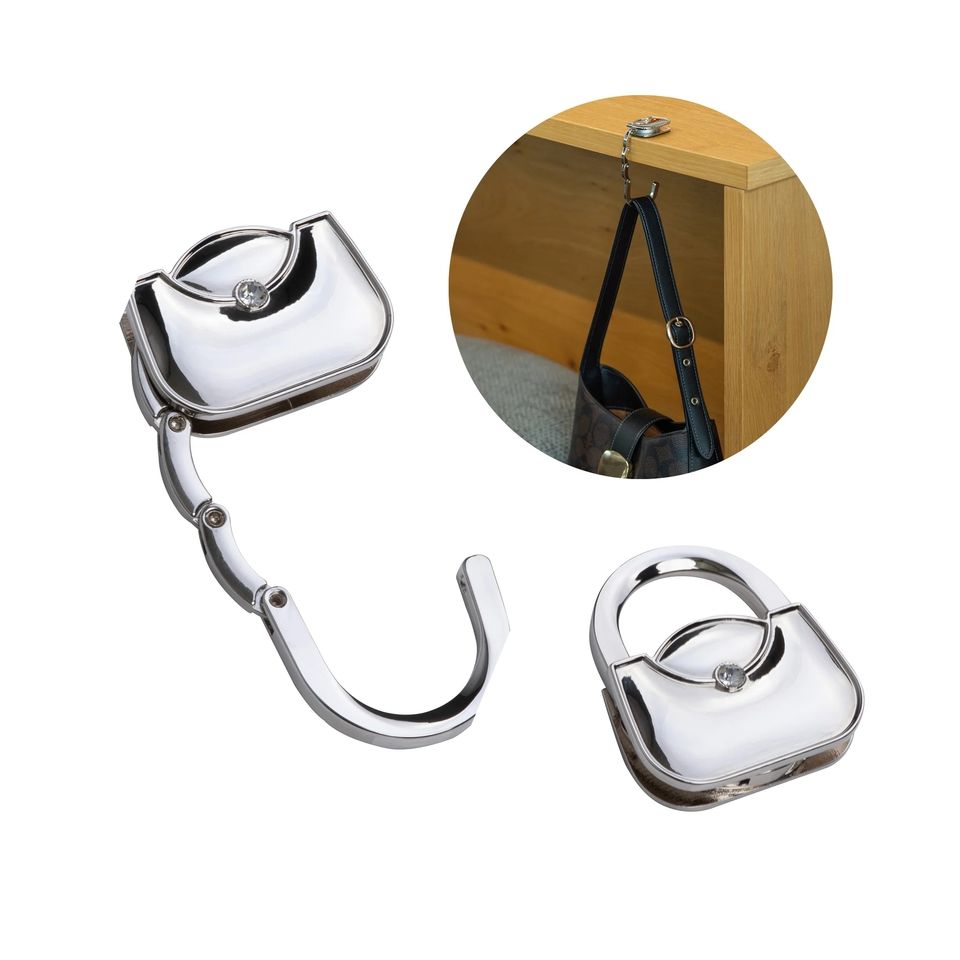 Accroche-sac personnalisé en métal en forme de sac