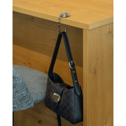 Accroche-sac personnalisé en métal en forme de sac