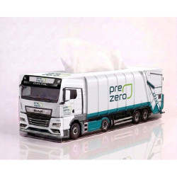 Boîte de mouchoirs publicitaire camion personnalisable fabriqué en Europe FSC
