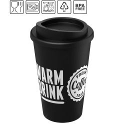 Gobelet publicitaire fabriqué en Europe isolant Americano® 350 ml Plastique PP