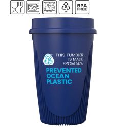 Gobelet publicitaire Alto POP de 350 ml avec couvercle 360° Plastique PP