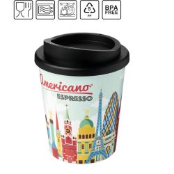 Gobelet publicitaire fabriqué en Europe isolant à espresso Brite-Americano® 250 ml Plastique PP