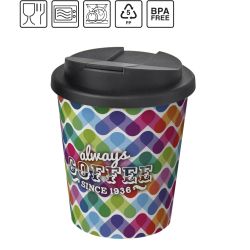 Gobelet isolant Americano® Espresso 250 ml avec couvercle anti-fuite publicitaire fabriqué en Europe Plastique PP