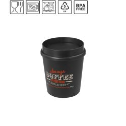 Gobelet publicitaire Americano® Switch de 200 ml avec couvercle 360° fabriqué en Europe RPET