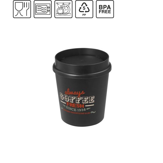 Gobelet publicitaire Americano® Switch de 200 ml avec couvercle 360° fabriqué en Europe RPET